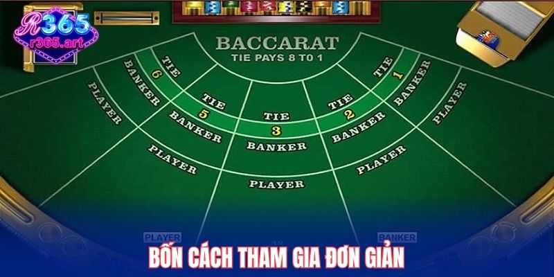 Tool Hack Baccarat R365 – Bí Kíp Đột Phá Tỷ Lệ Thắng 2 Bốn cách tham gia đơn giản
