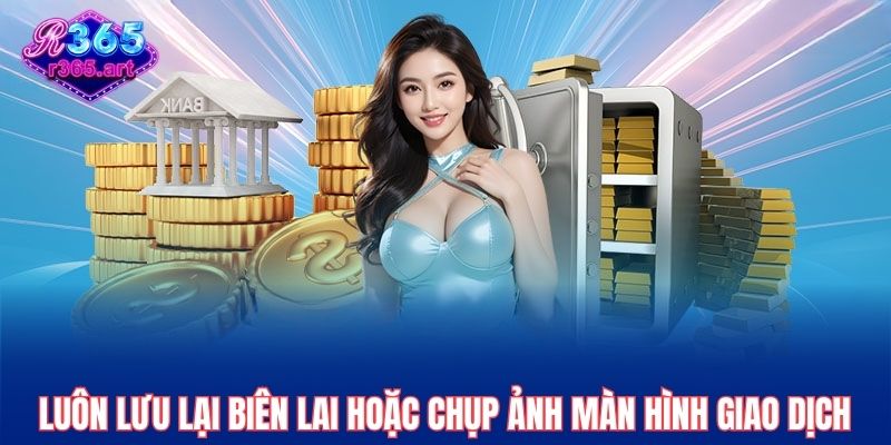 Nạp Tiền R365 Nhanh – Gọn – An Toàn Chỉ Trong 1 Phút 3 Lại biên lai hoặc chụp ảnh màn hình giao dịch R365