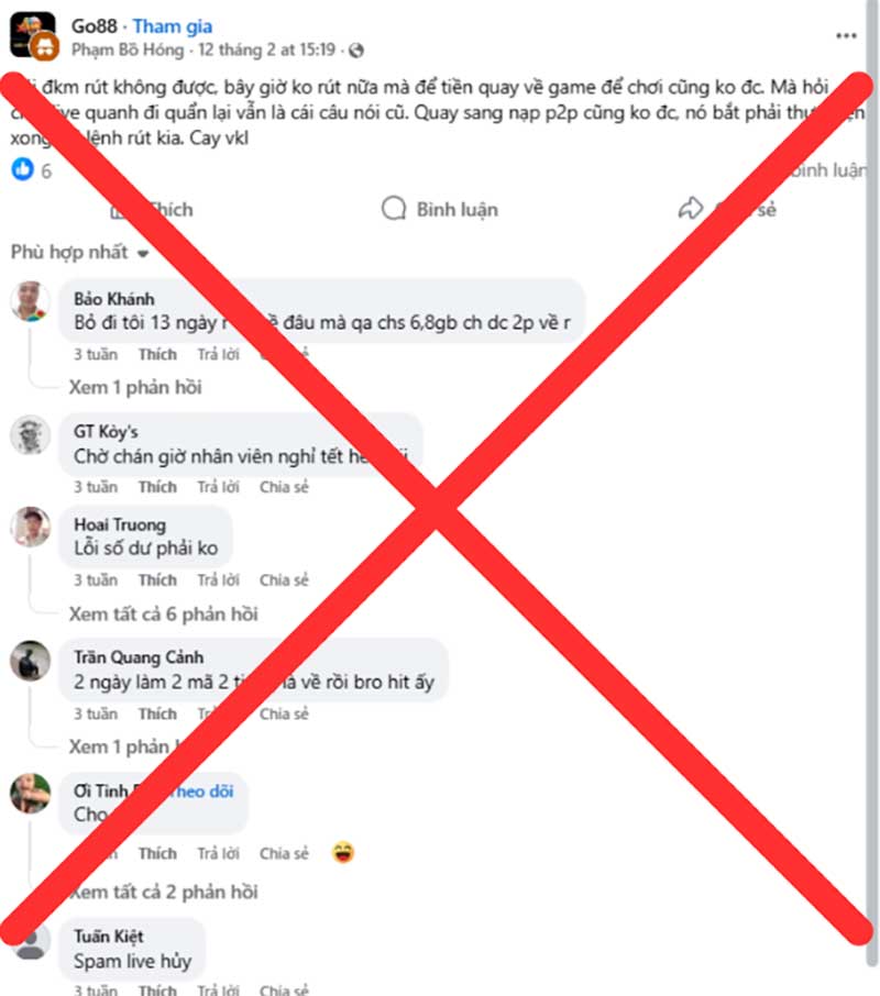 User chơi nhầm web giả tố cáo web thật